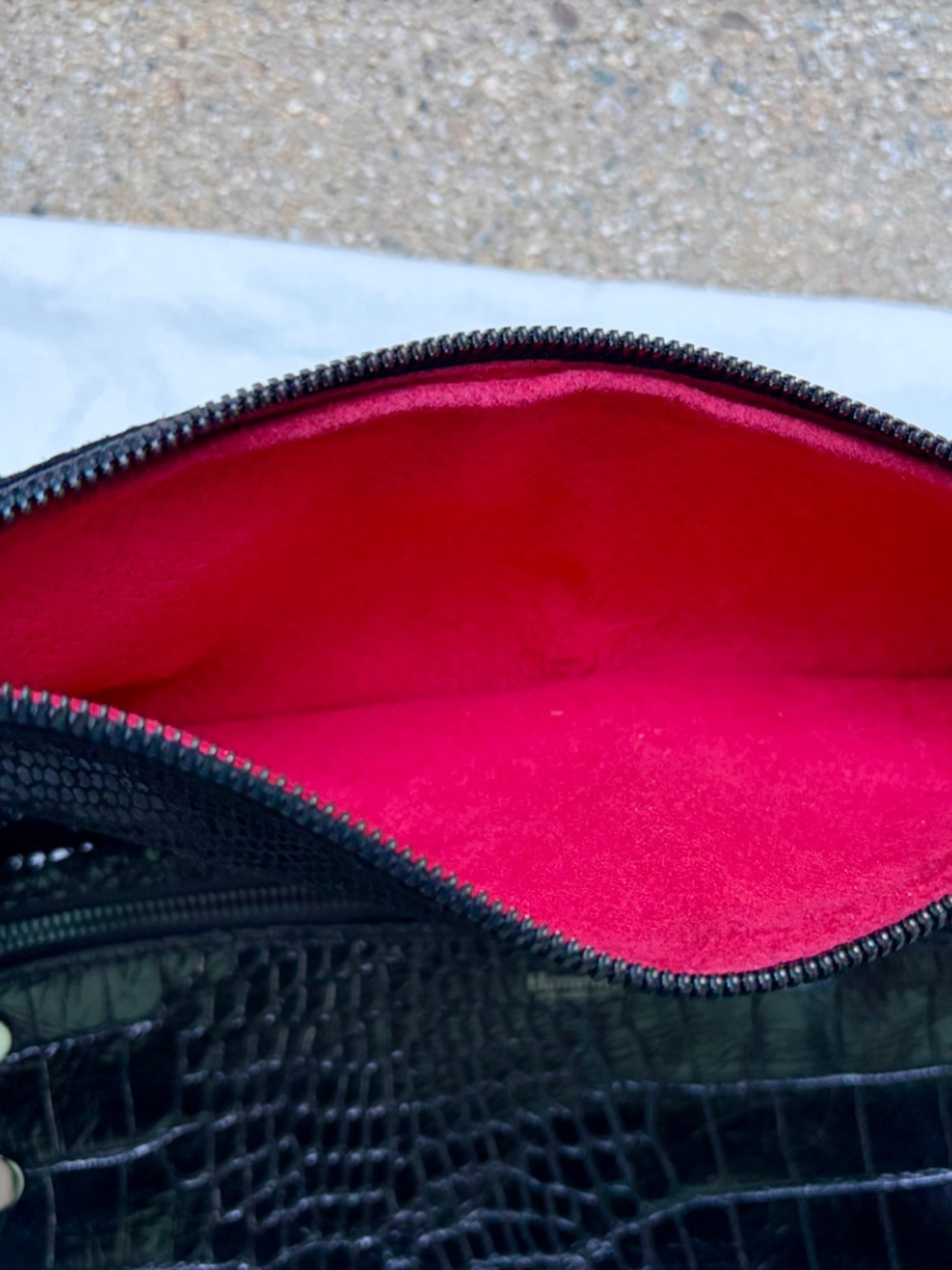 Hammitt Dillon Crocodile Embossed Crossbody (size Medium) - Excellent Condition - Picture 12 of 14